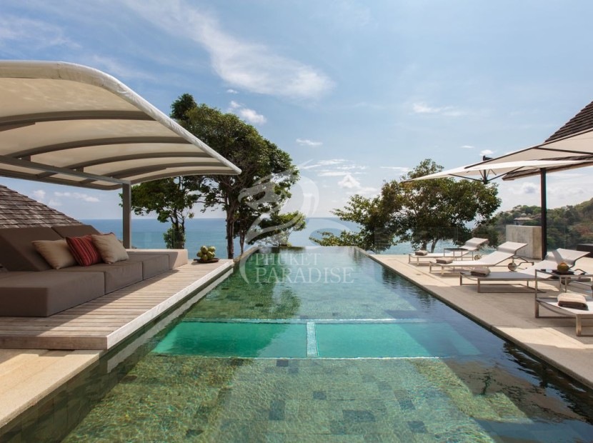 Swimming pool at villa 3, Samsara private estate, Kamala, Phuket, Thailand