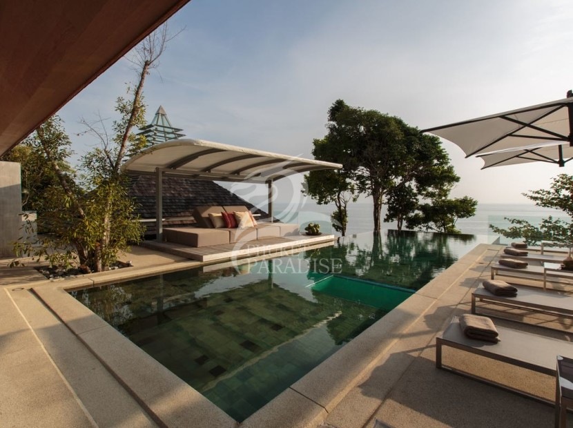 Swimming pool at villa 3, Samsara private estate, Kamala, Phuket, Thailand