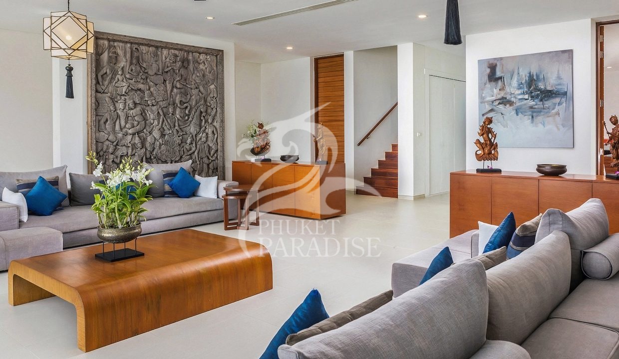 30 Villa Padma Phuket - Living Room Pool Level — крупный размер